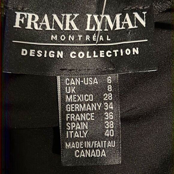 Frank Lyman Black Cowl Neck Top Size 6 NWT - Picture 9 of 11